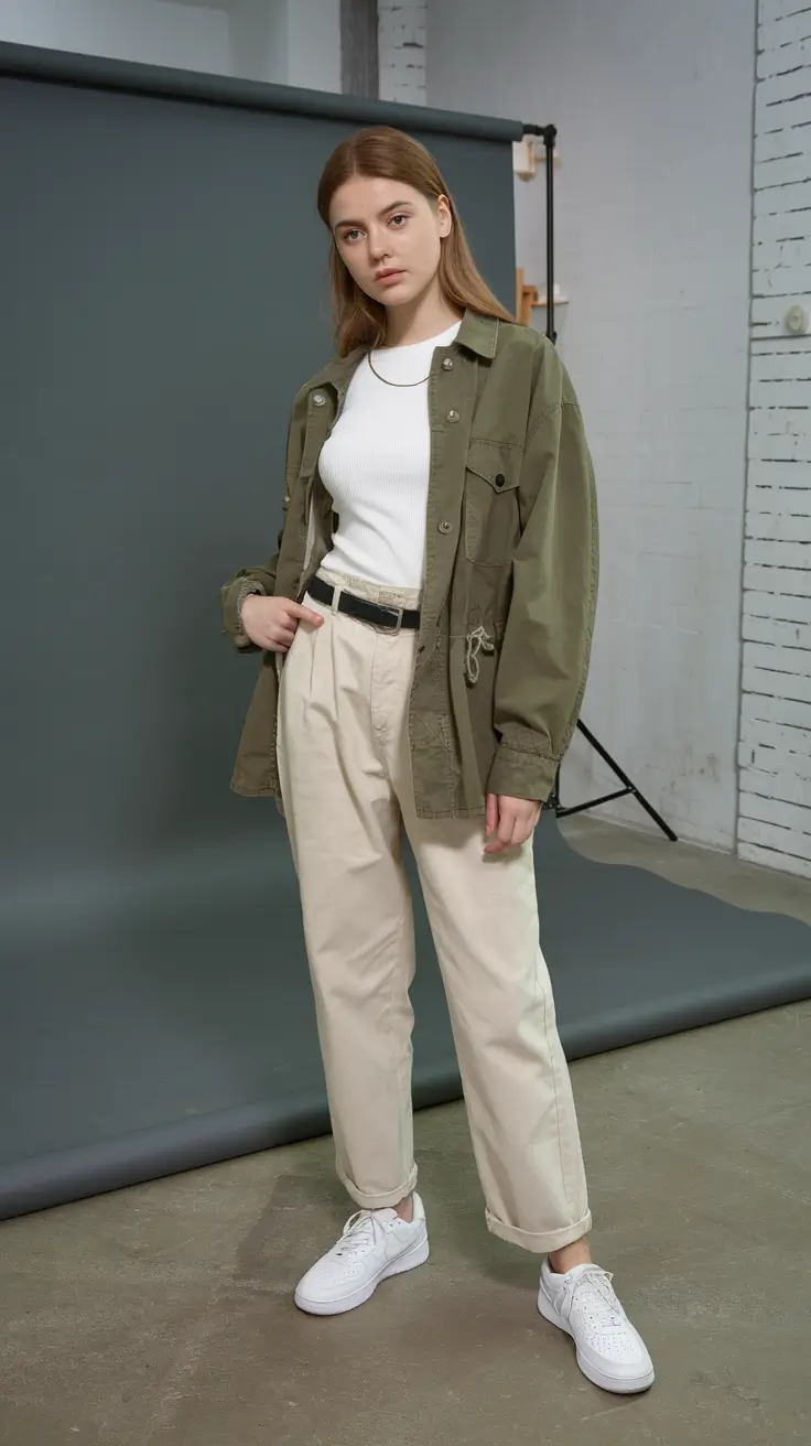october outfits casual Military-Inspired Comfort