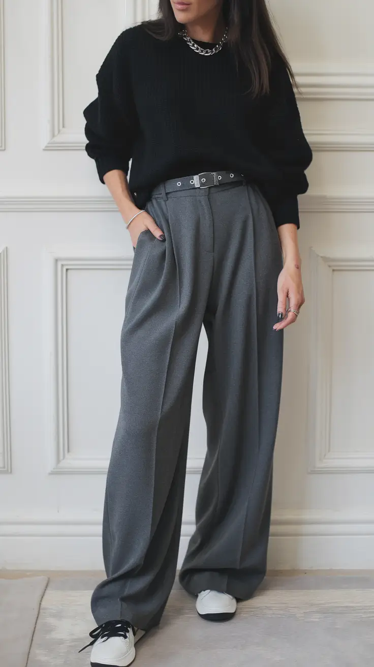 october outfits italy Tailored Minimalism with a Relaxed Twist