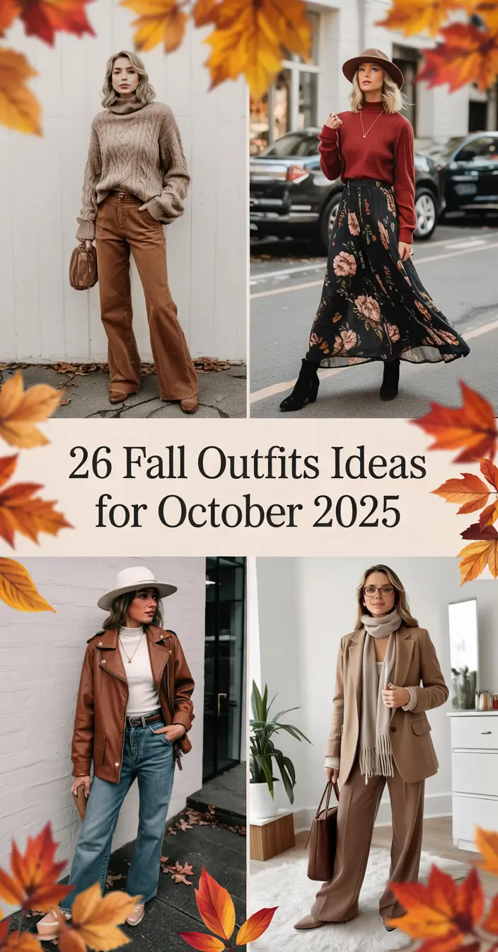 Fall Outfits Ideas for October 2025: Cozy & Chic Inspiration for Women