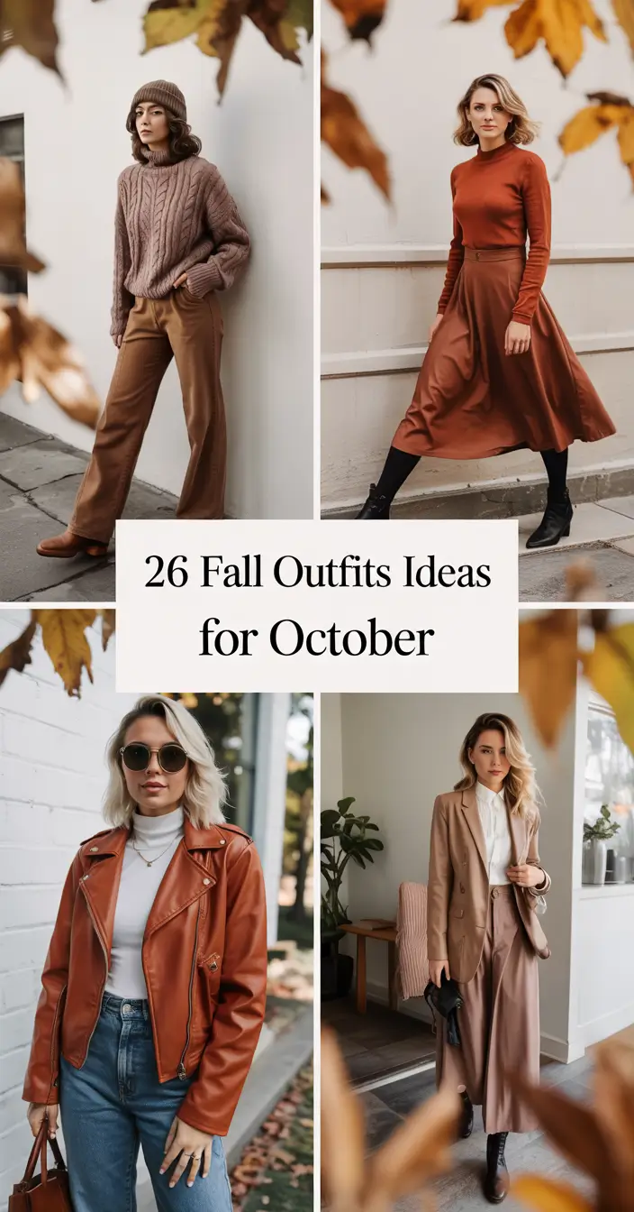 Fall Outfits Ideas for October 2025: Cozy & Chic Inspiration for Women