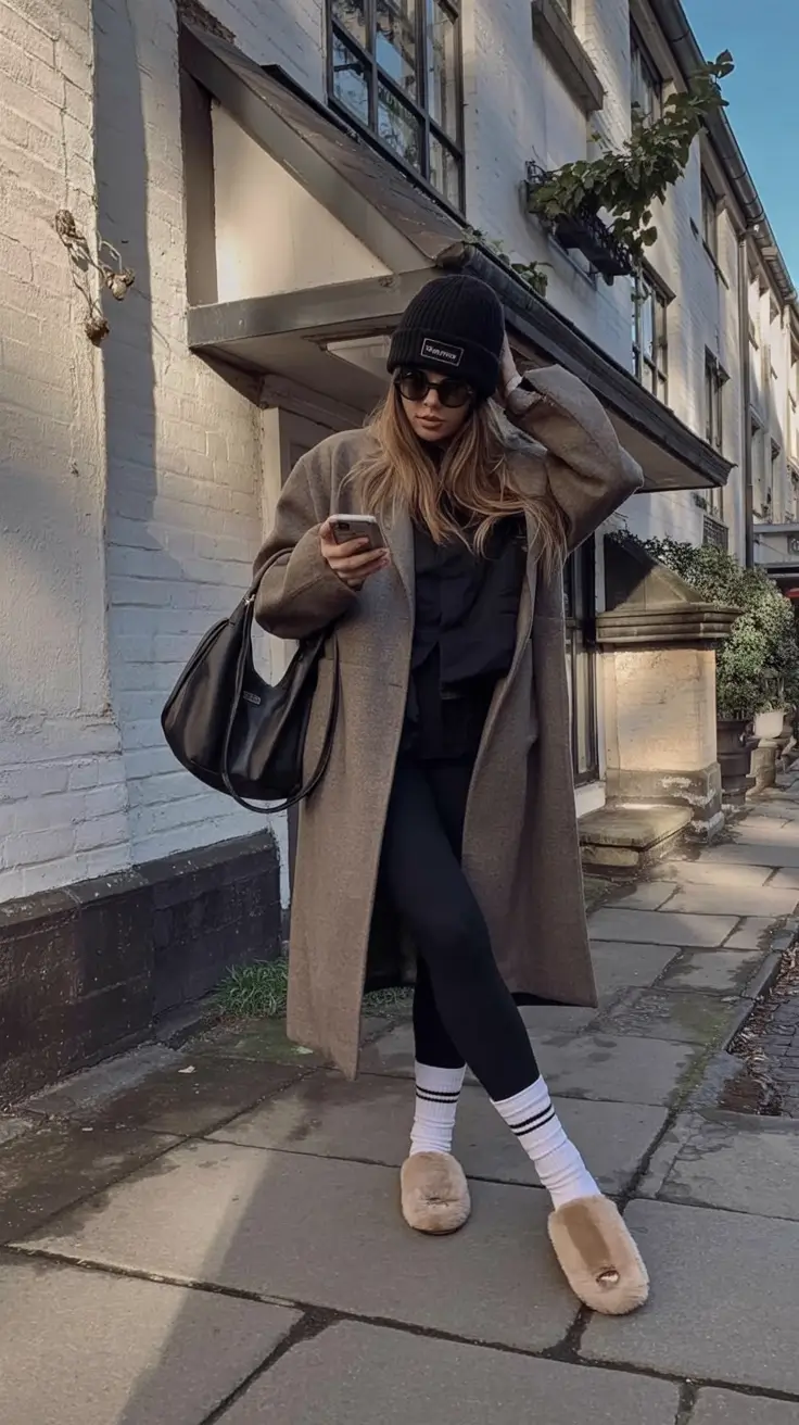 winter fashion inspo women Laid-Back Neutrals with a Twist