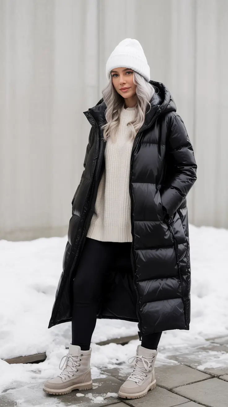 winter fashion inspo women Snow Day Chic