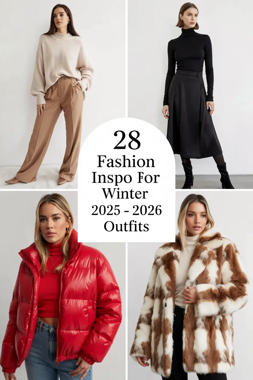 Fashion Inspo for Winter 2025 – 2026 Outfits: Chic & Cozy Ideas