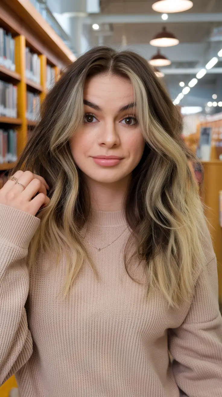 winter medium haircuts 2025 - 2026 Face-Framing Blonde Layers