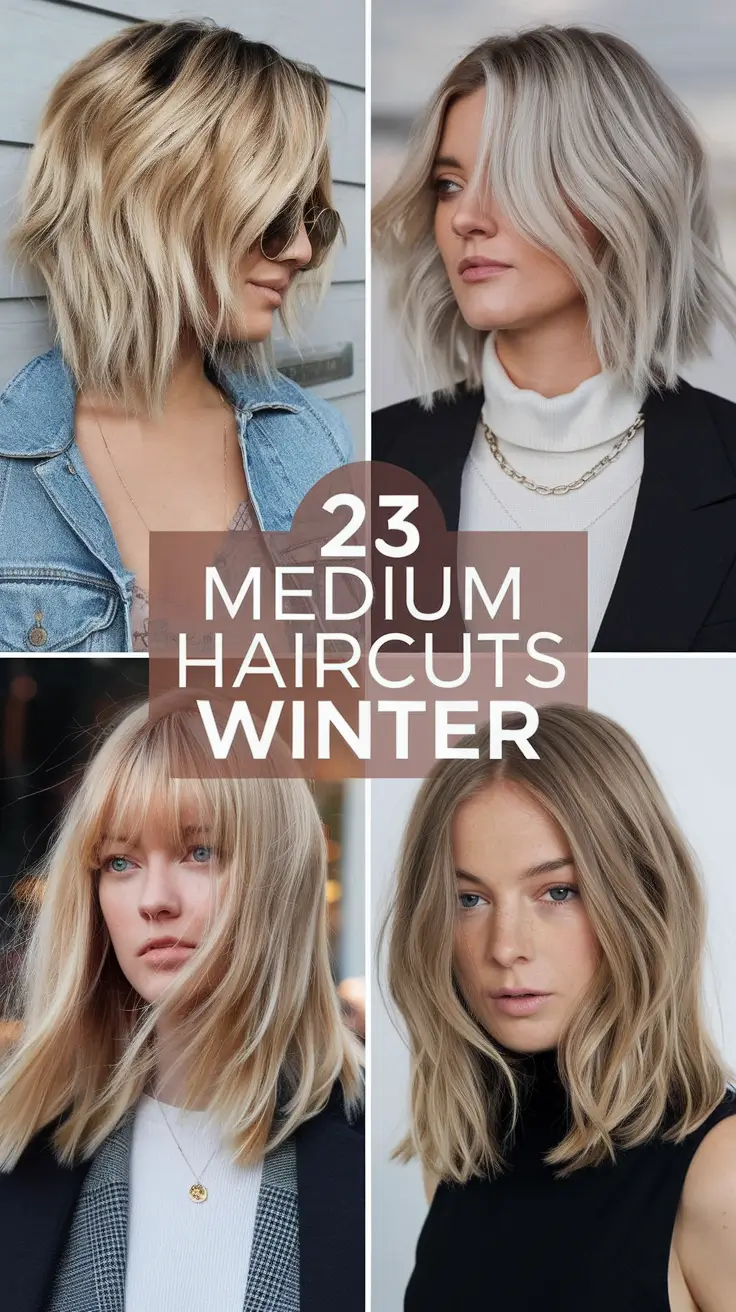 Medium Haircuts Winter 2025–2026: Shoulder Length & Trendy Styles