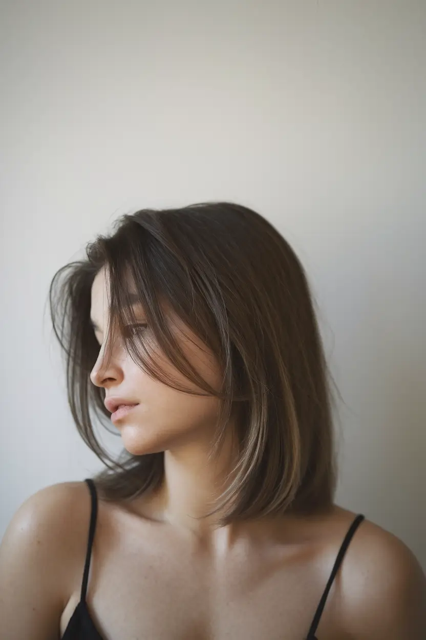 fall-short-haircuts-Sleek-Collarbone-Bob