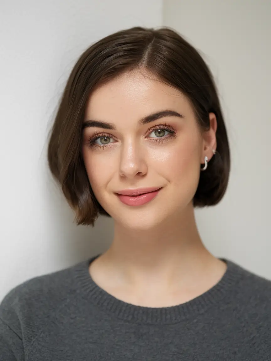 fall-short-haircuts-Classic-Tucked-Bob