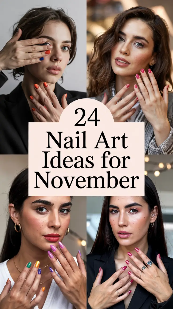 Nail Art Ideas for November 2025: Fresh & Classy Seasonal Designs