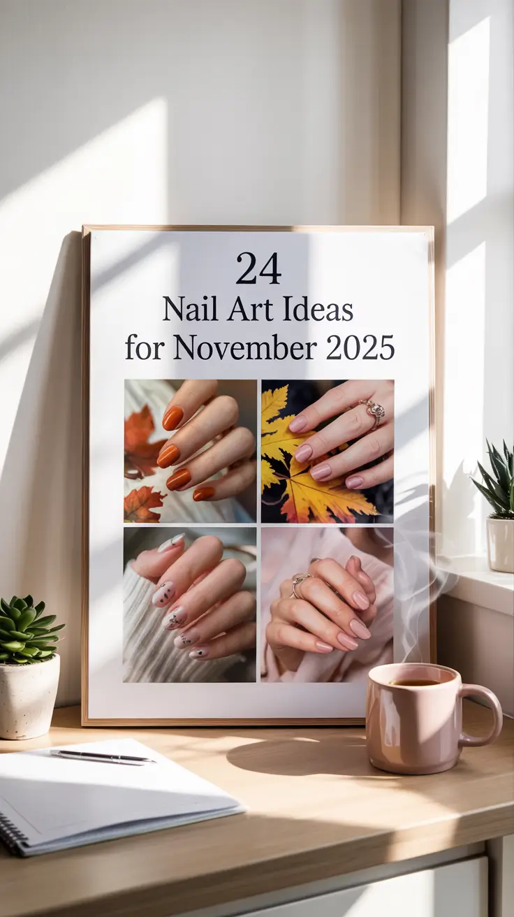 Nail Art Ideas for November 2025: Fresh & Classy Seasonal Designs