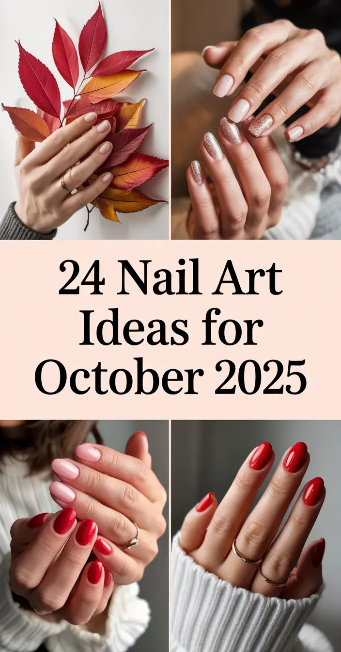 Nail Art Ideas for October 2025: Cute & Trendy October Nails Designs for Fall