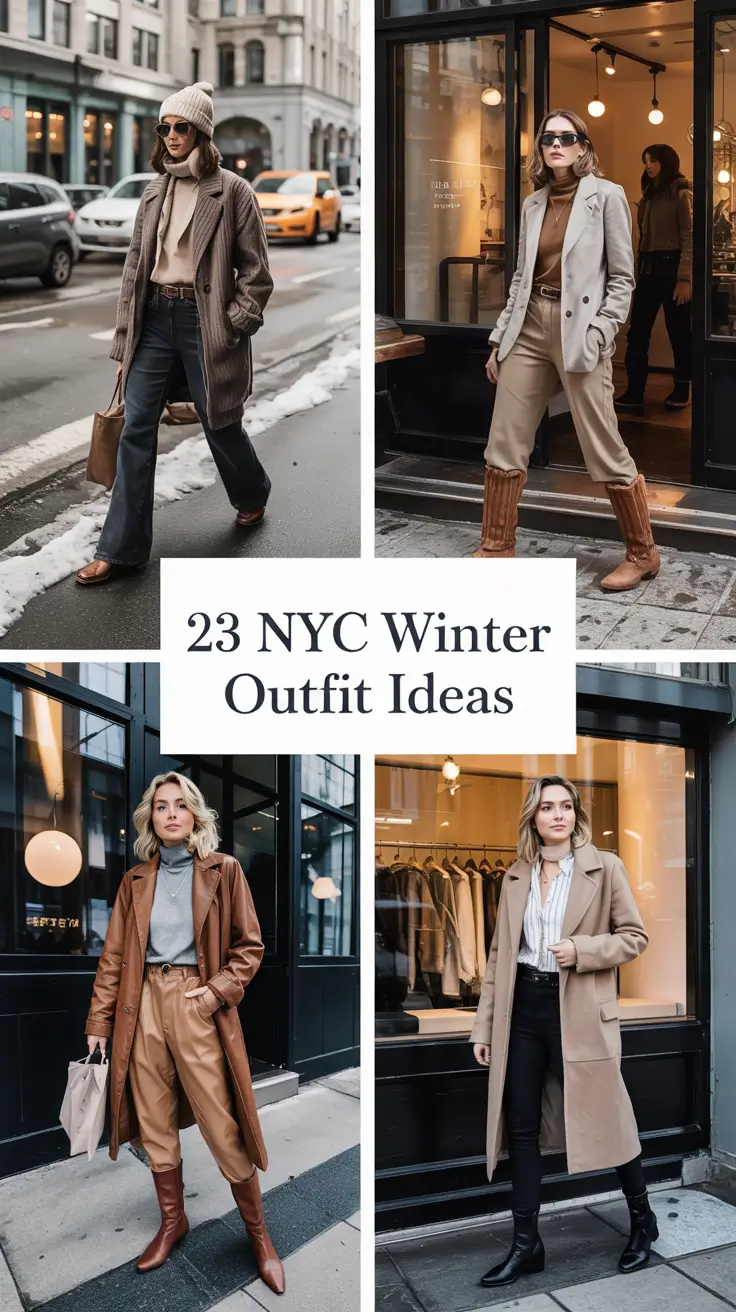 NYC Winter Outfits Ideas 2025 / 2026: Chic Street Style & Cold Weather Inspo