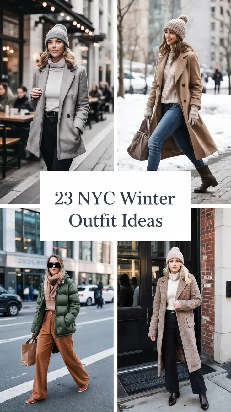 NYC Winter Outfits Ideas 2025 / 2026: Chic Street Style & Cold Weather Inspo