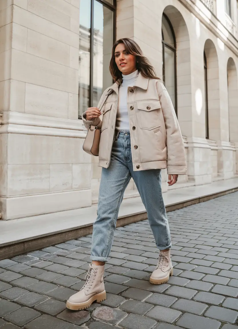 fall work outfits for women jeans Weekend Jeans Meet Weekday Structure