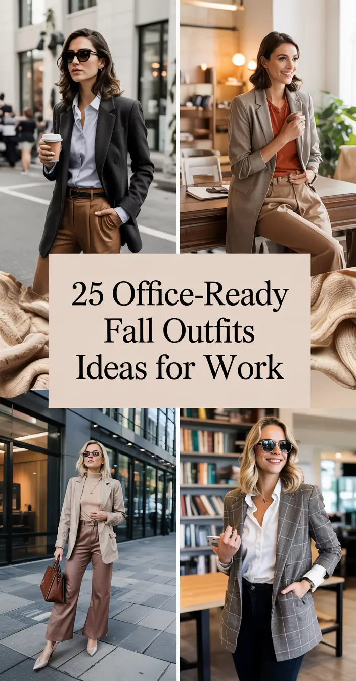 Office-Ready Fall Outfits Ideas for Work in 2025: Chic and Business Casual Inspiration