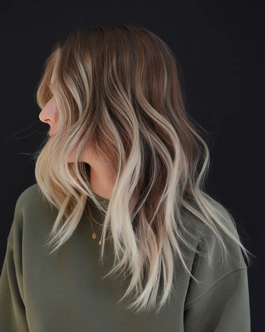 Rich Dark Brown Hair Colors for Fall 2025 Layered Brunette with Blonde Face-Framing