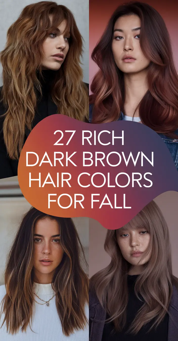 Rich Dark Brown Hair Colors for Fall 2025