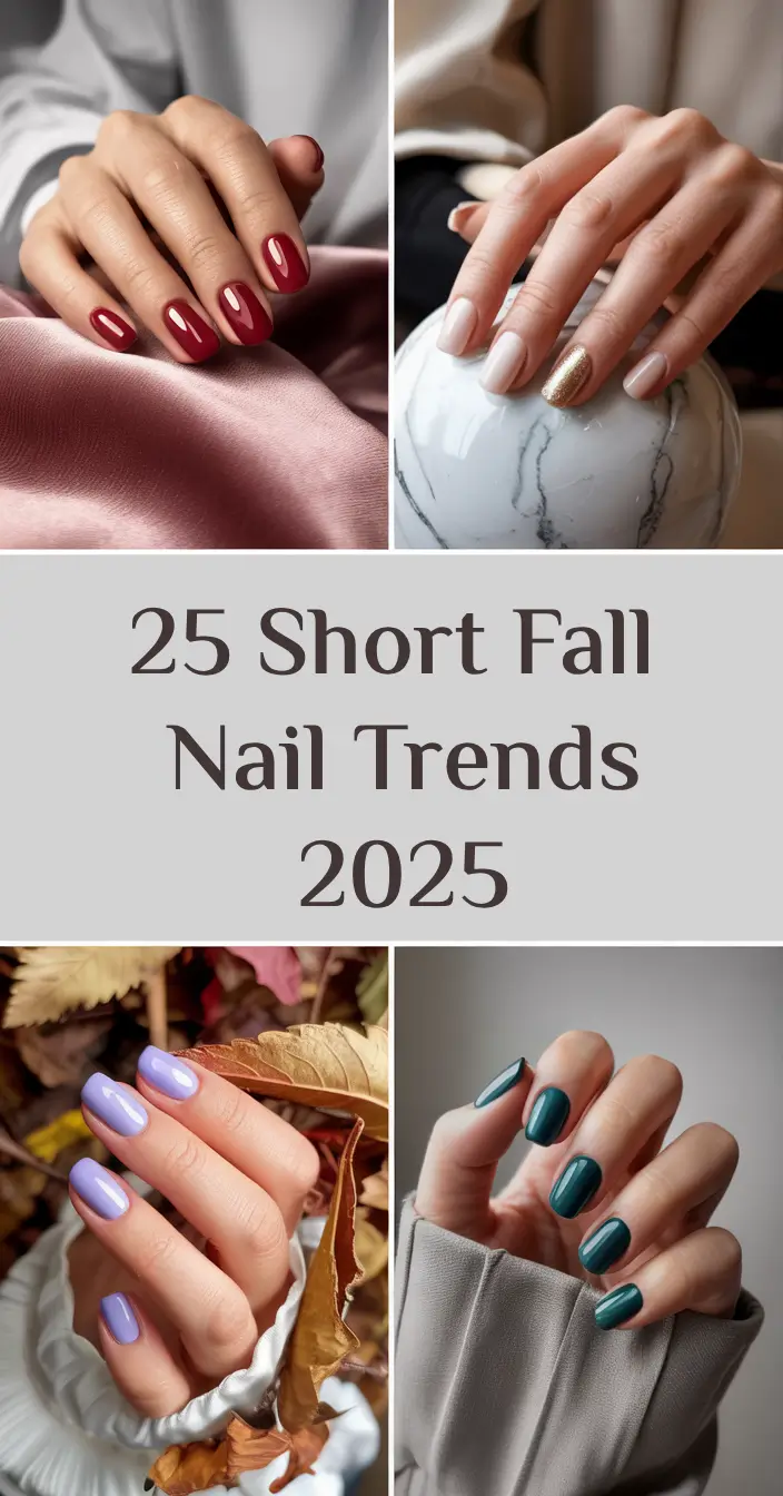 Short Fall Nails Trends 2025: Cute & Trendy Designs for Autumn