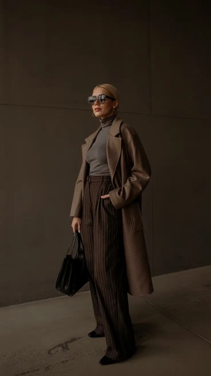 winter-career-outfits-for-over-40-women-Pinstripes-with-a-Polished-Edge