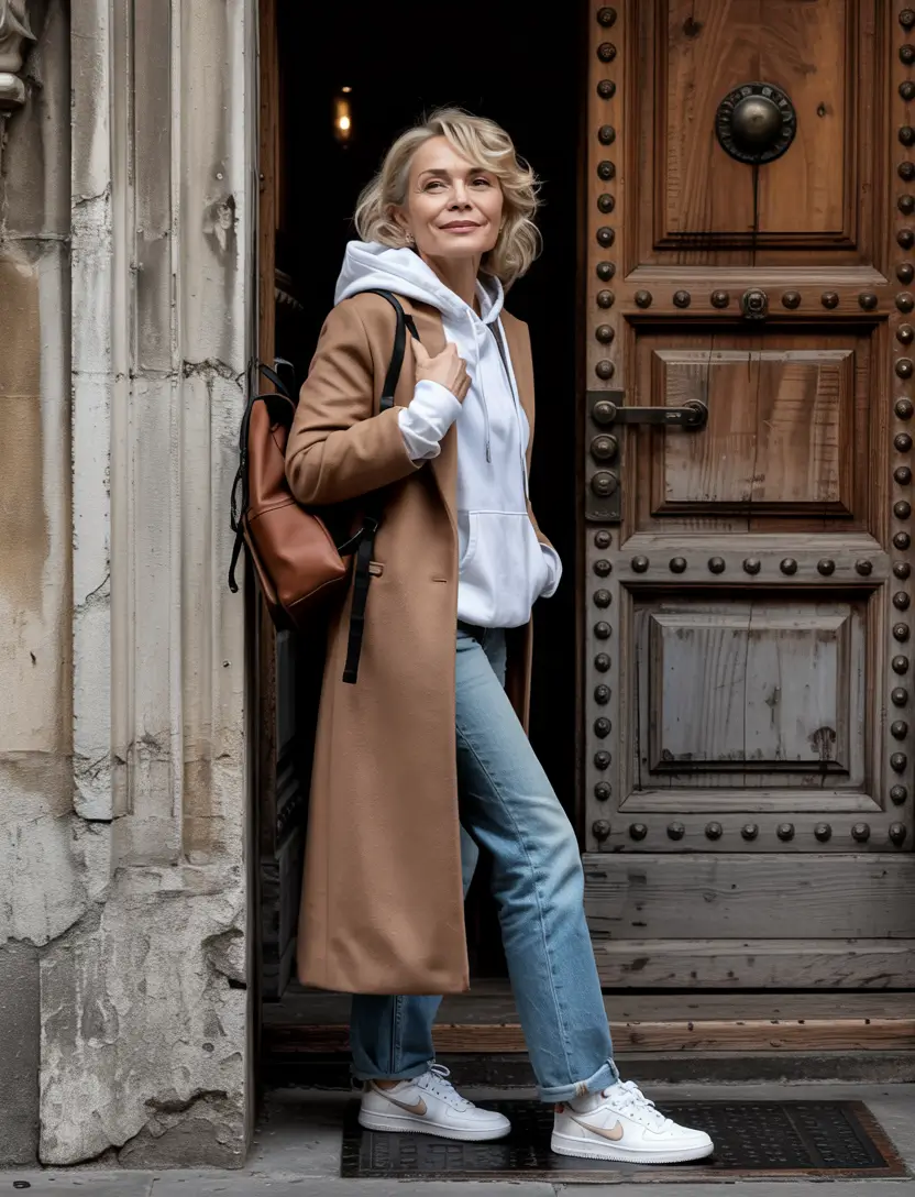 casual winter outfits over 60 Casual Chic with Sporty Vibes