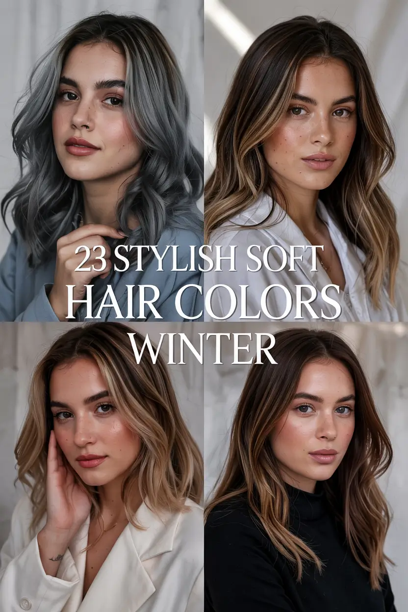 ✨ Stylish Soft Hair Colors Winter 2025–2026: Best Blonde & Brunette Tones for Every Season ✨
