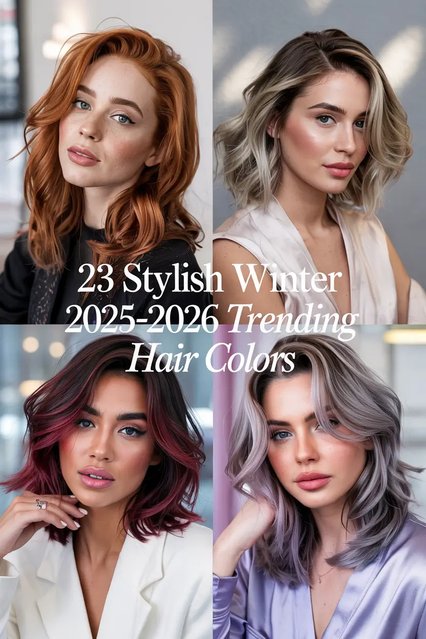Stylish Winter 2025–2026 Trending Hair Colors: Fresh Ideas 2025 for Every Woman