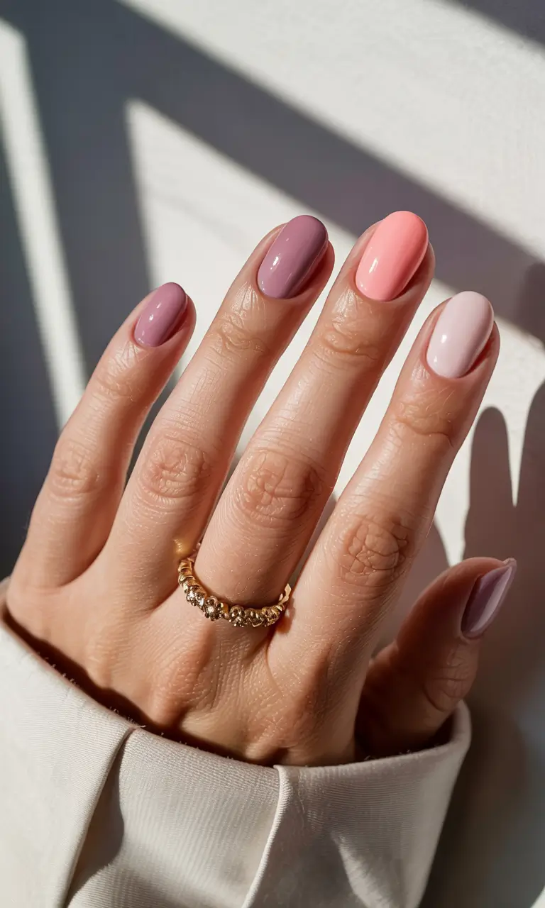 fall winter nails 2025 cozy gradient pastels