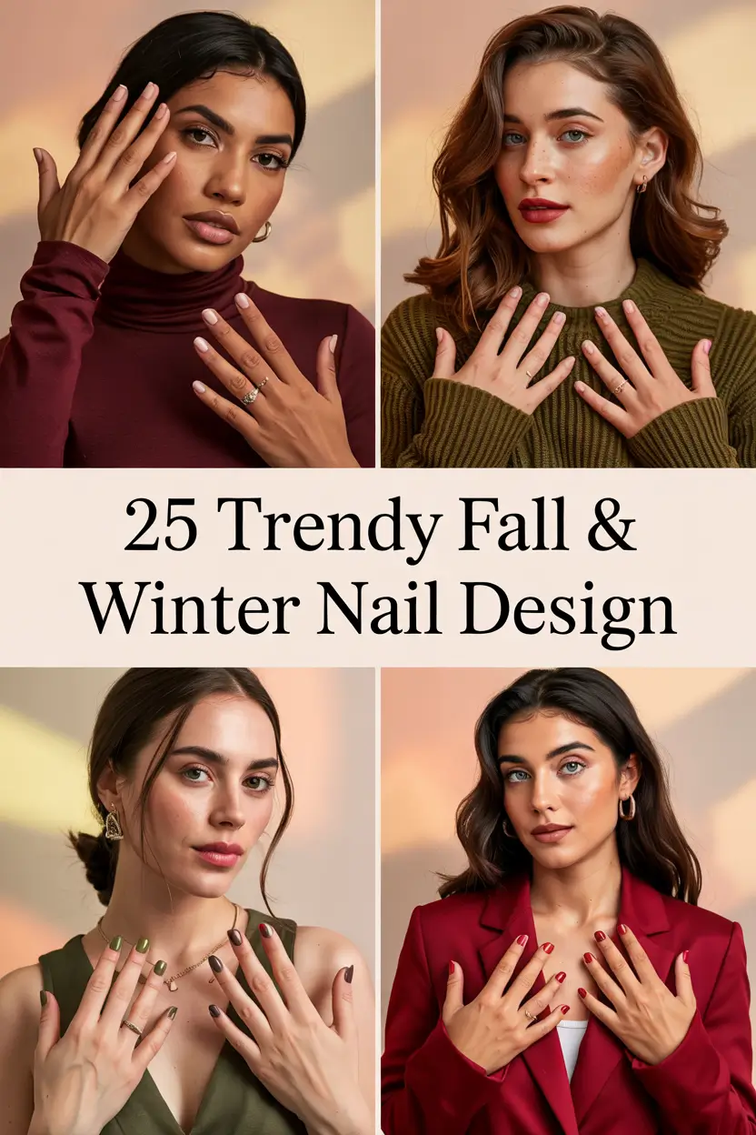 Trendy Fall & Winter Nail Design 2025–2026: Fresh Ideas, Colors & Inspo