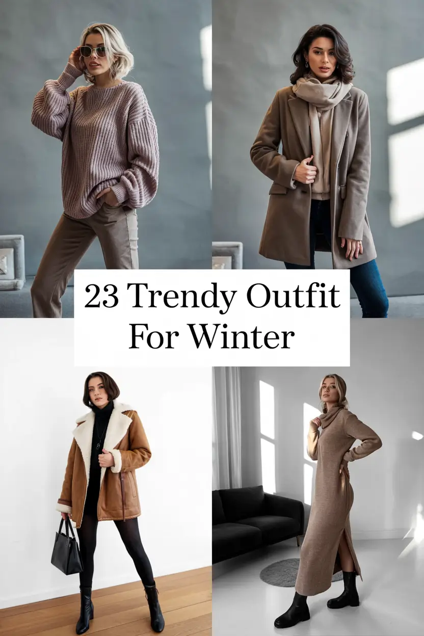 Trendy Outfit for Winter 2025 / 2026: Casual & Dressy Women’s Inspo
