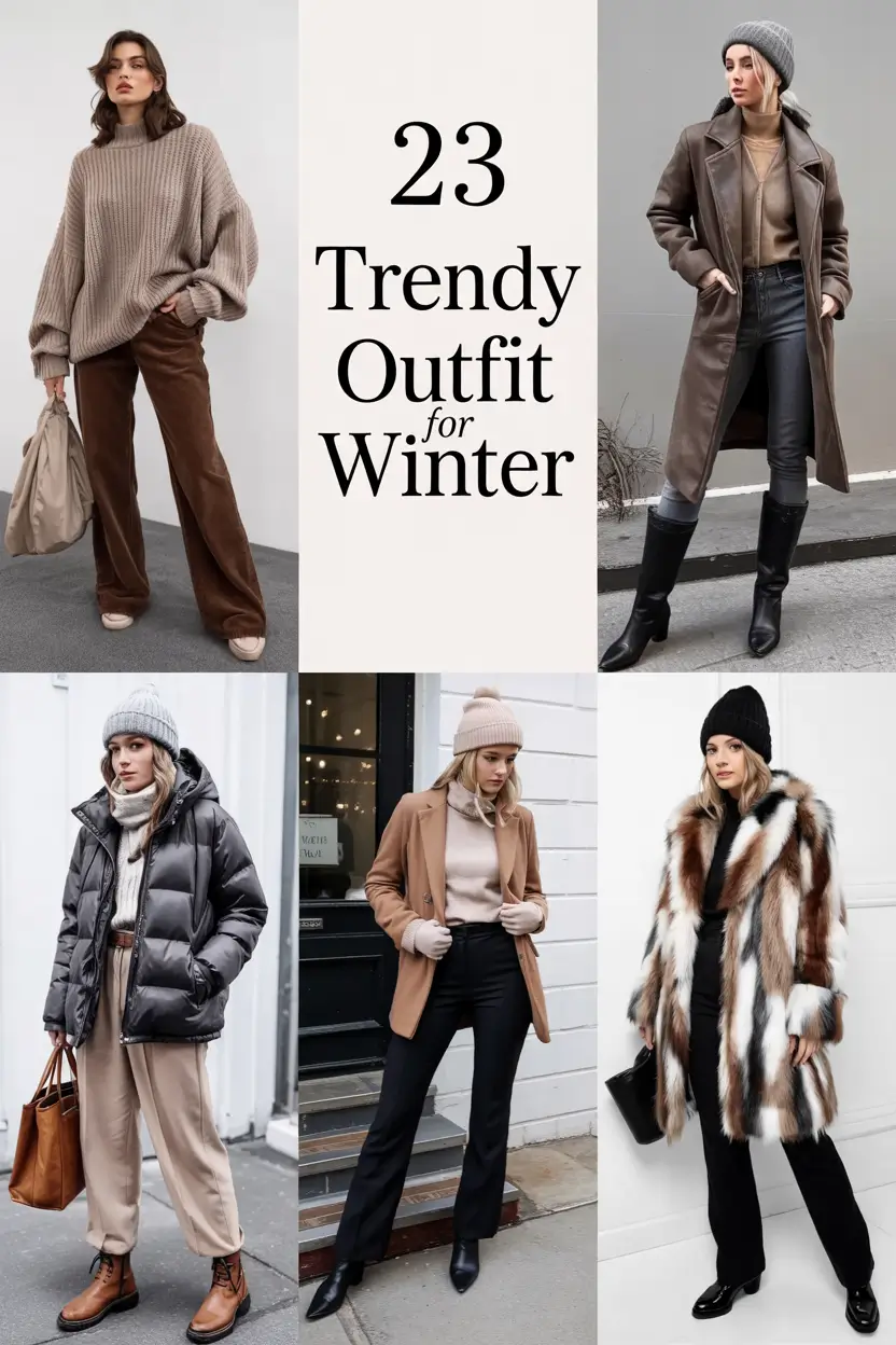 Trendy Outfit for Winter 2025 / 2026: Casual & Dressy Women’s Inspo