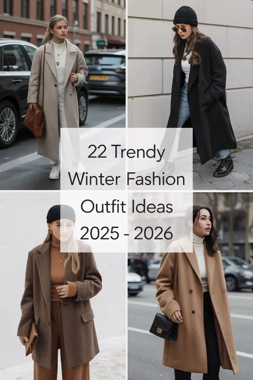 Trendy Winter Fashion Outfit Ideas 2025 – 2026: Classy, Casual & Aesthetic Looks