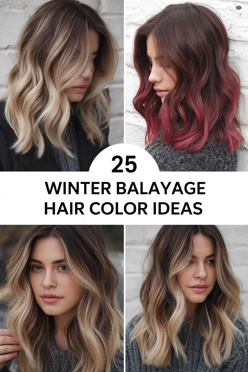 Winter 2025–2026 Balayage Hair Color Ideas: Bright & Chic Trends
