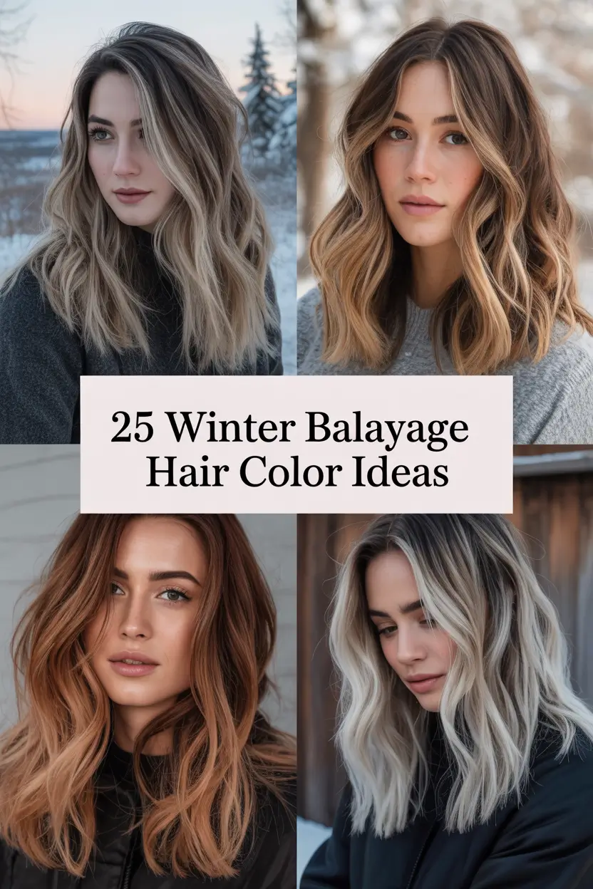 Winter 2025–2026 Balayage Hair Color Ideas: Bright & Chic Trends