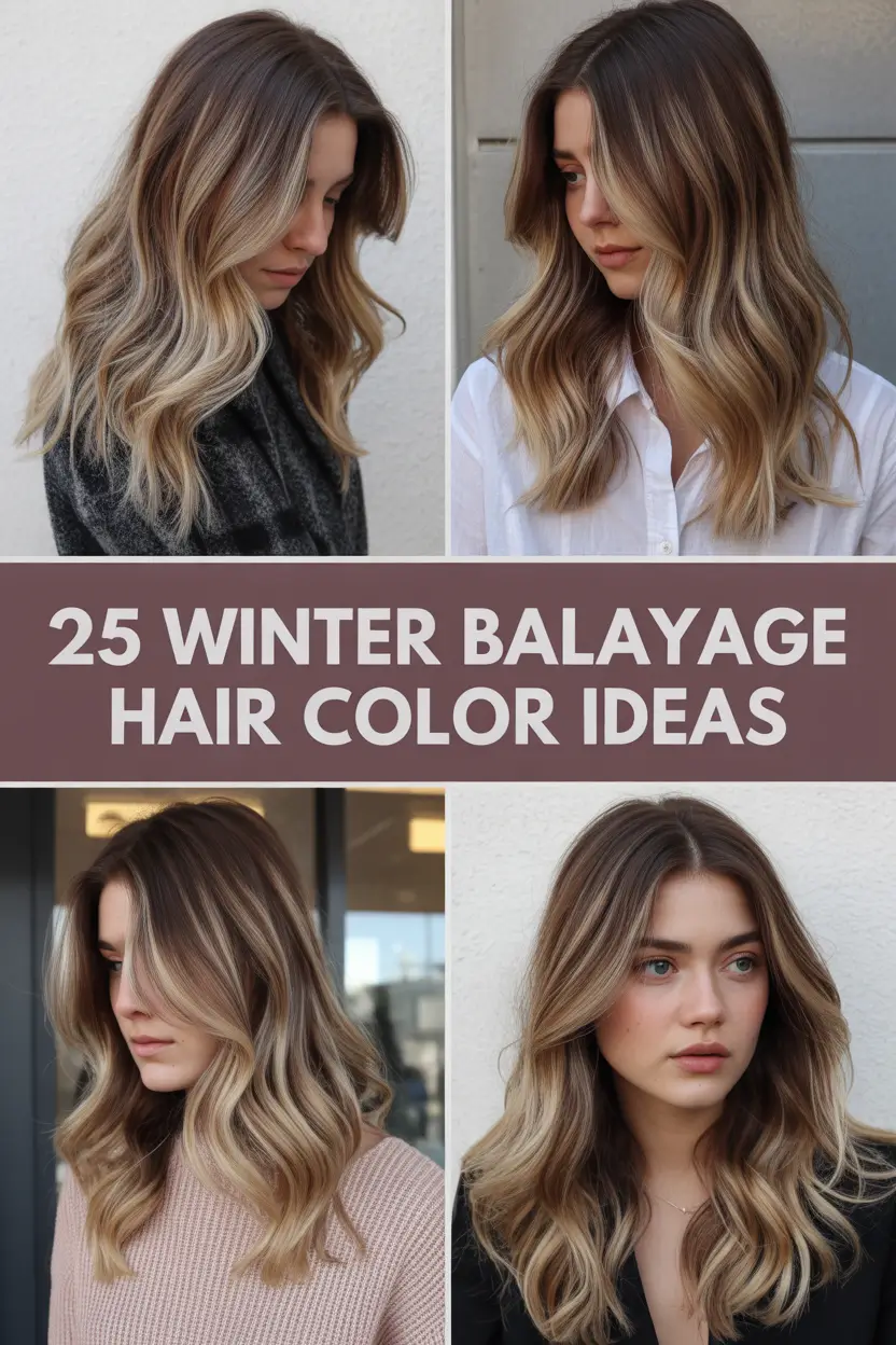 Winter 2025–2026 Balayage Hair Color Ideas: Bright & Chic Trends