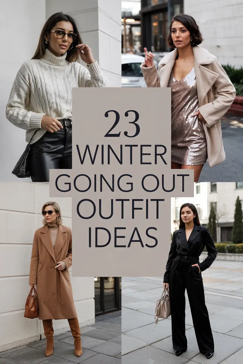 Winter Going Out Outfit Ideas 2025 – 2026: Chic, Casual & Nighttime Inspo