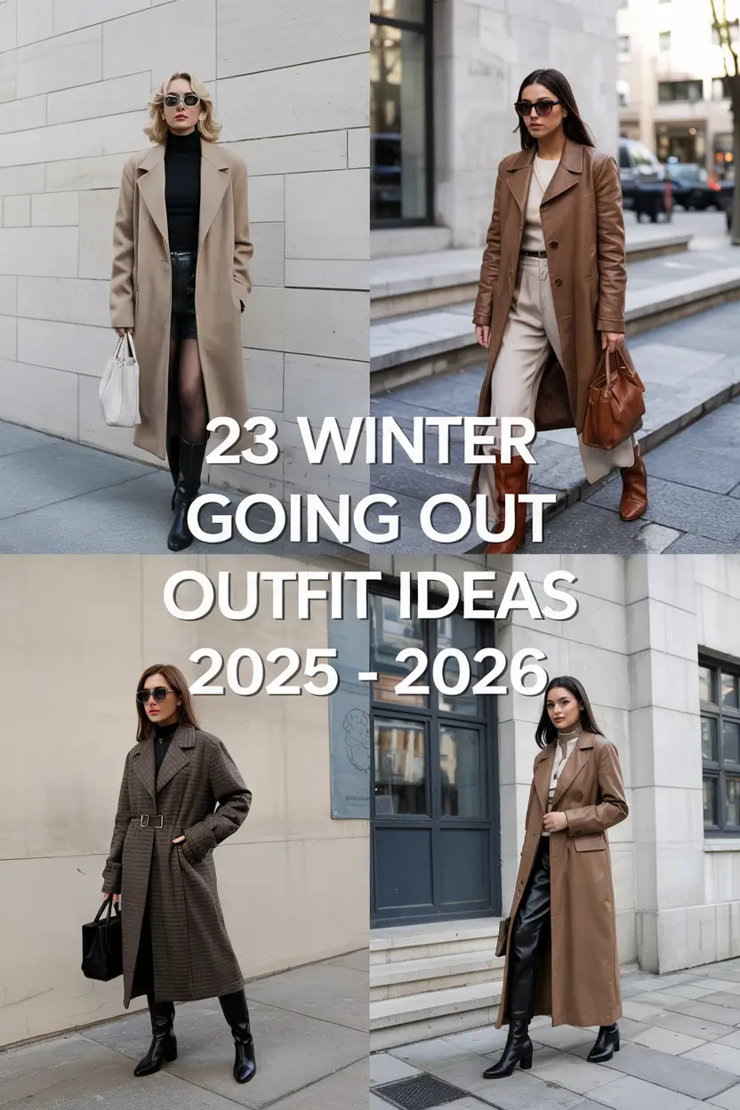 Winter Going Out Outfit Ideas 2025 – 2026: Chic, Casual & Nighttime Inspo