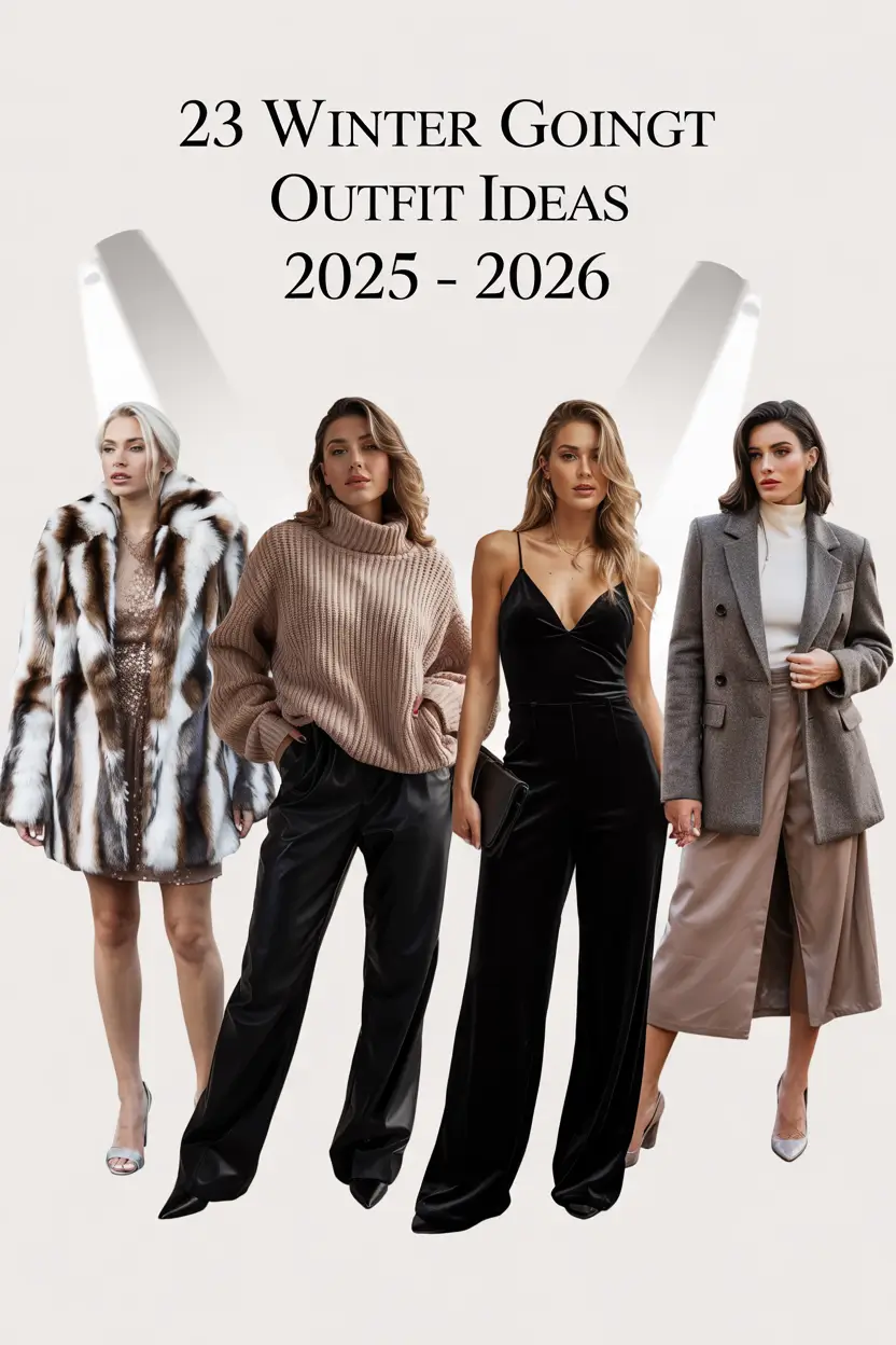 Winter Going Out Outfit Ideas 2025 – 2026: Chic, Casual & Nighttime Inspo