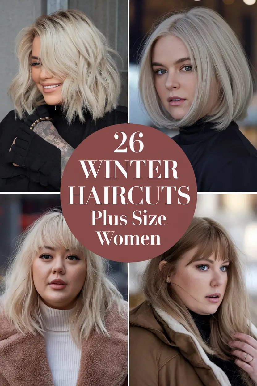 Winter Haircuts 2025–2026 for Plus Size Women: Flattering & Trendy Styles