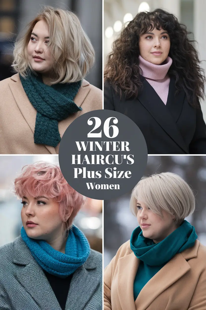 Winter Haircuts 2025–2026 for Plus Size Women: Flattering & Trendy Styles