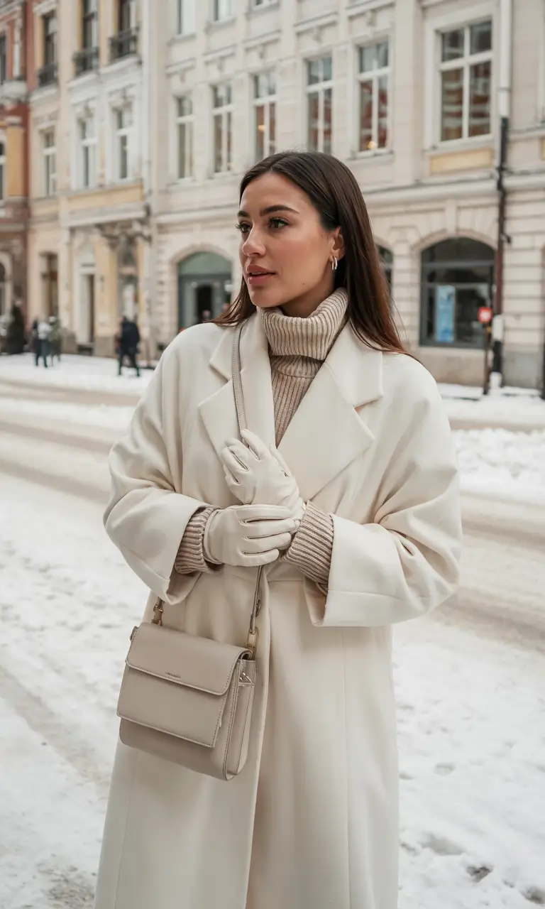 winter outfits for women 2025 2026 Elegant Cream Palette