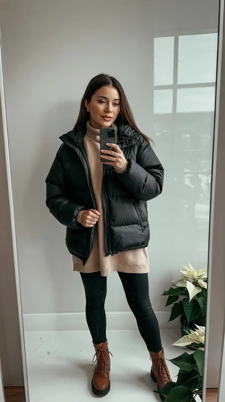 winter outfits for women Everyday Puffer Comfort