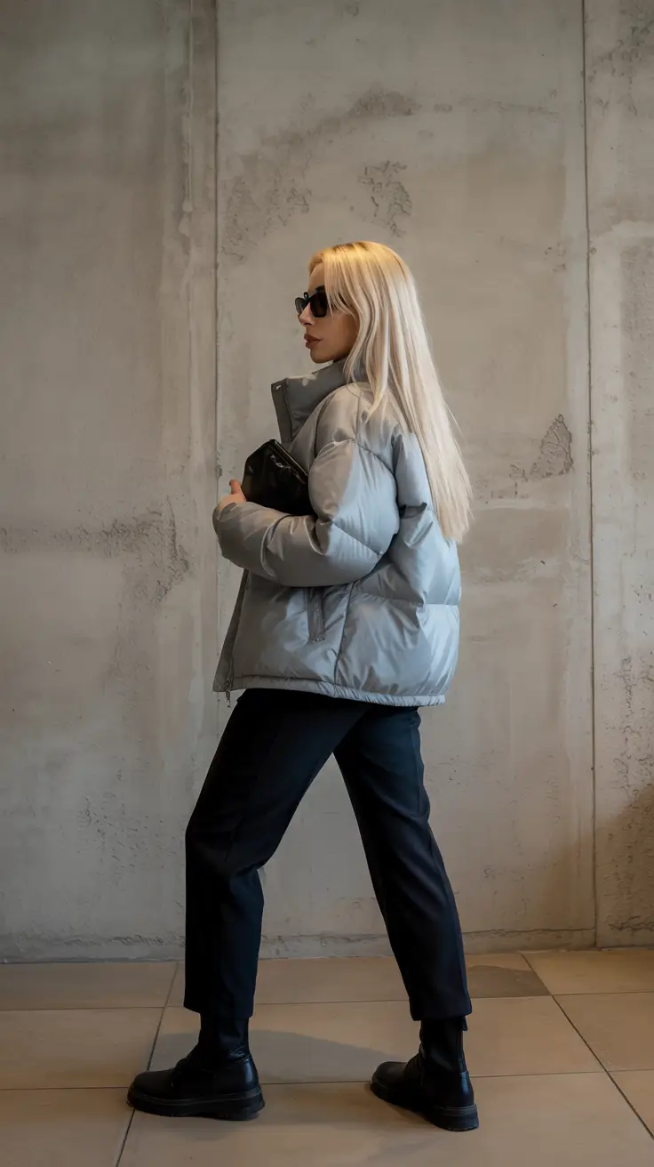winter outfits for women 2025 2026 Minimalist Grey Cool