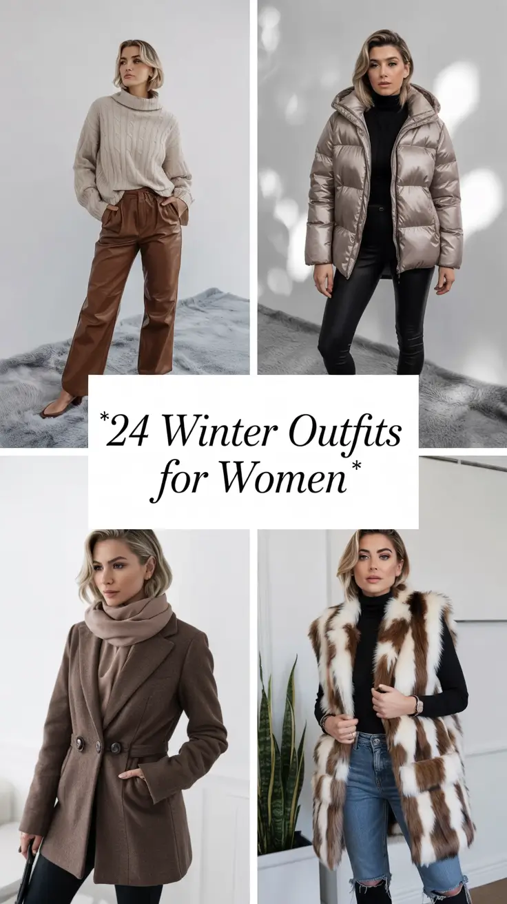Winter Outfits for Women 2025 – 2026: Chic & Cozy Inspo Ideas