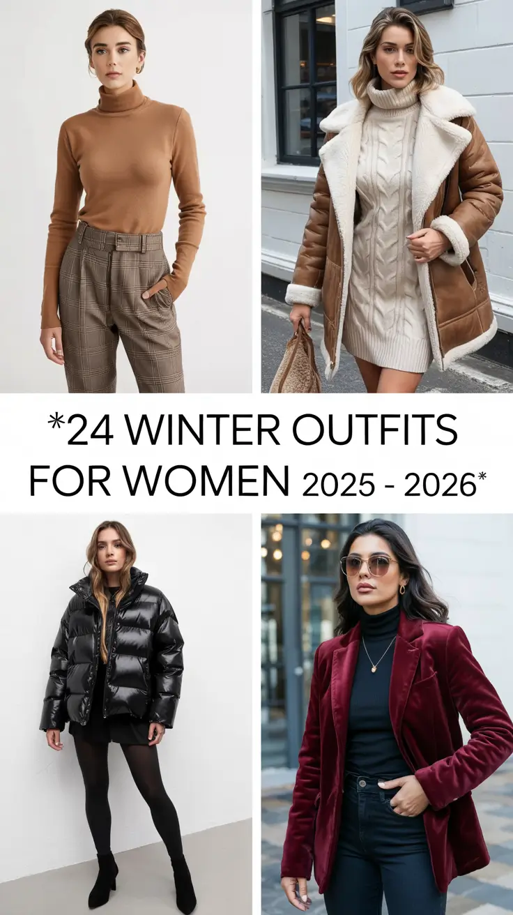 Winter Outfits for Women 2025 – 2026: Chic & Cozy Inspo Ideas