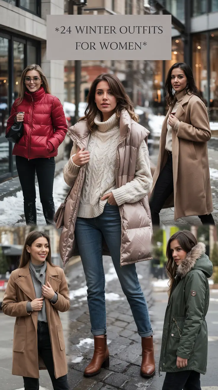 Winter Outfits for Women 2025 – 2026: Chic & Cozy Inspo Ideas