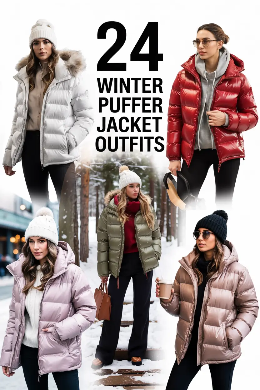 Winter Puffer Jacket Outfits 2025–2026: Stylish Ideas for Women