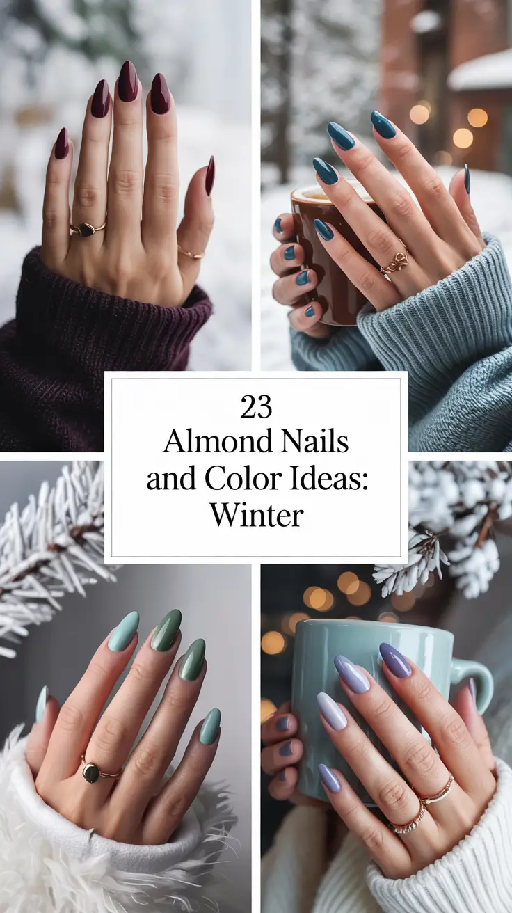 Almond Nails and Color Ideas: Winter 2025–2026 — Trendy Designs for Every Mood