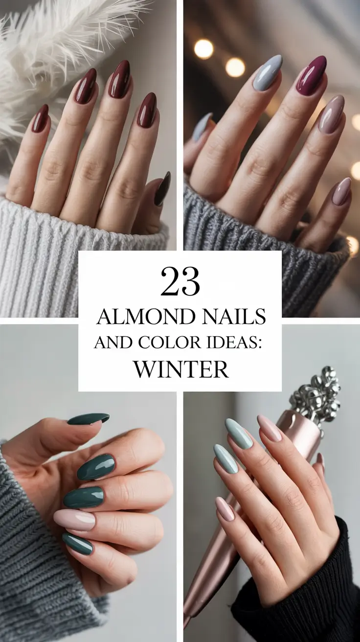 Almond Nails and Color Ideas: Winter 2025–2026 — Trendy Designs for Every Mood