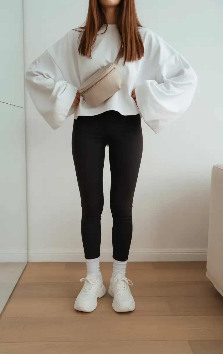 basic outfits ideas for women 2026 Modern Sporty Minimalism