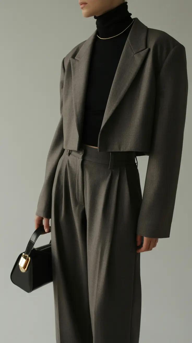 basic outfits ideas for women 2026 Chic 90s Revival Suit