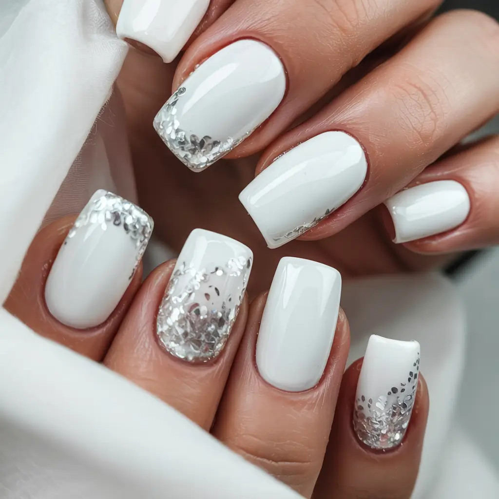 best winter nail colors 2025 frosted white elegance